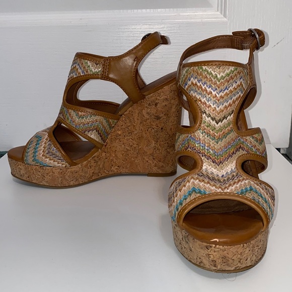Lucky Brand Multicolored Wedges - Picture 2 of 5